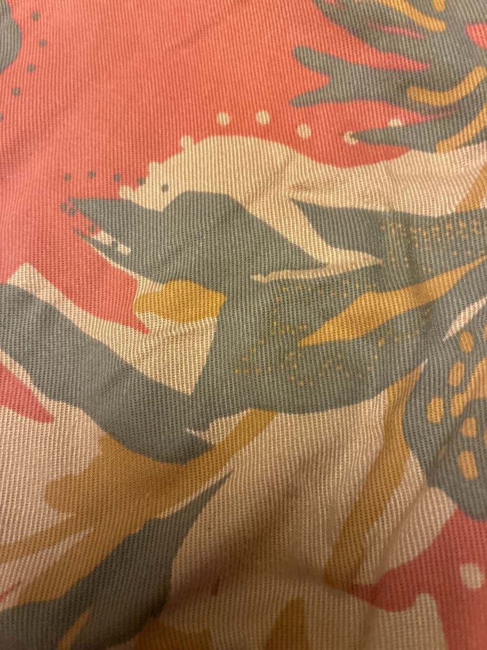 Cynthia Rowley 100% Lyocell Coral Tropical Floral Drawstring Shorts Size Large - Picture 2 of 7